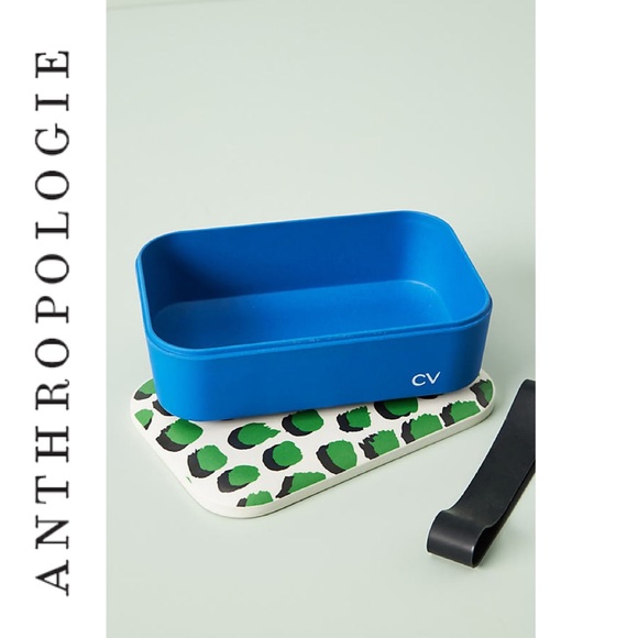 Anthropologie Other - NEW Clare V. x Anthropologie Bamboo Bento Box Blue